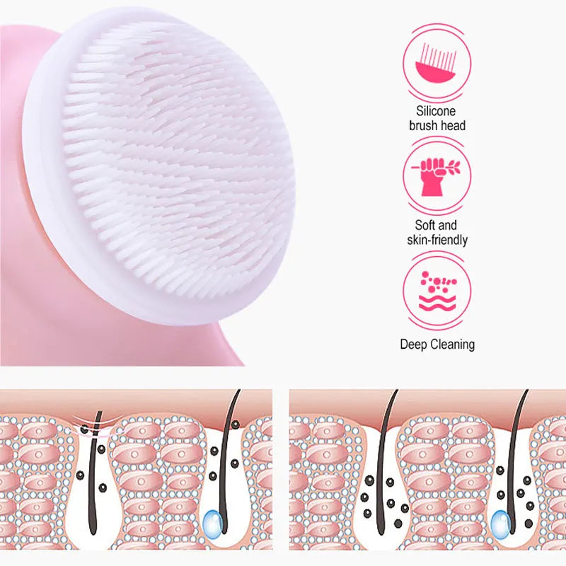 Pure Luna™ GlowSpa 3-in-1 Facial Cleansing Brush