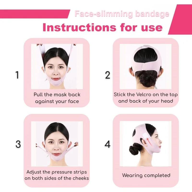 Pure Luna™ FaceSculpt Pro – V-Line Sculpting Mask & Massage Roller